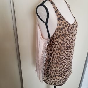 i Jeans by Buffalo Two Toned Animal Print Tank